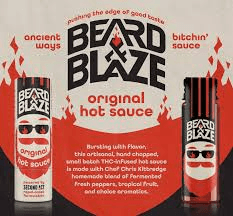 Beard and Blaze cannabis brand logo